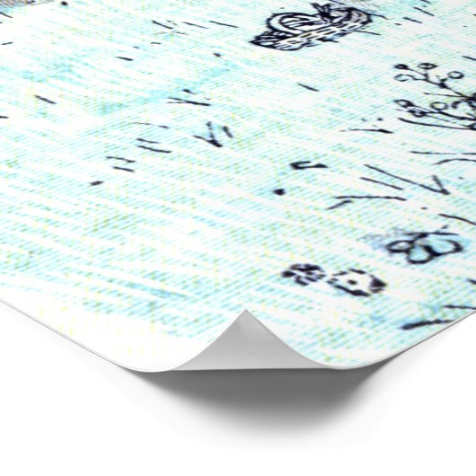 Vrouw die was doet poster (Hoek)