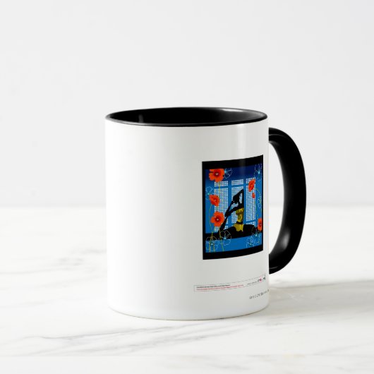 Vrouw die yoga oefent mok (Voorkant rechts)