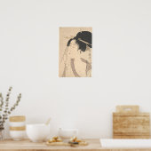 Vrouw die zich na haar dood terugtrekt poster (Keuken)