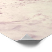 Vrouw die zich op strand terugtrekt poster (Hoek)