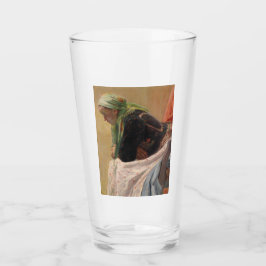 Vrouw Diep in gedachte (door Oleksa Novakivskiy) Glas