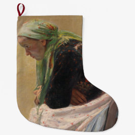 Vrouw Diep in gedachte (door Oleksa Novakivskiy) Grote Kerstsok