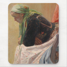Vrouw Diep in gedachte (door Oleksa Novakivskiy) Muismat