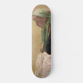Vrouw Diep in gedachte (door Oleksa Novakivskiy) Persoonlijk Skateboard