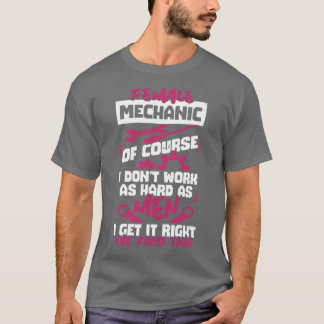 Vrouw Diesel Mechanic Gift T-shirt