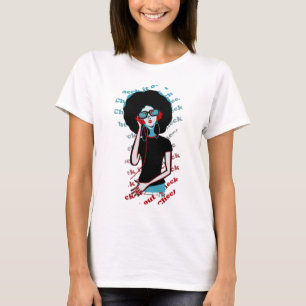 Vrouw DJ T-shirt
