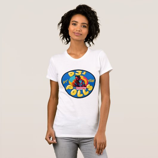 VROUW DJ T SHIRT (Voorkant volledig)