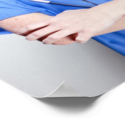 Vrouw Doctor 2 Poster (Hoek)