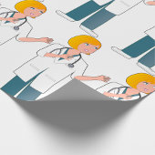Vrouw Doctor Cadeaupapier