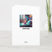 Vrouw Doctor is op Funny Doctor Birthday Kaart (Achterkant)