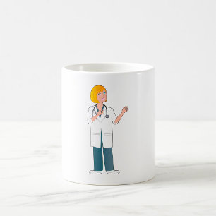 Vrouw Doctor Koffiemok