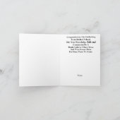 Vrouw Doctor Medical School Afstuderen Card Kaart (Binnen)