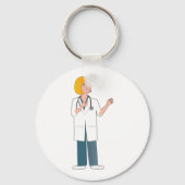 Vrouw Doctor Sleutelhanger (Voorkant)