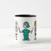Vrouw Doctors Coffee Mok (Midden)