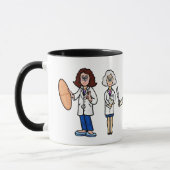 Vrouw Doctors Coffee Mok (Links)