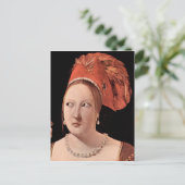 Vrouw door Georges de La Tour Briefkaart (Staand voorkant)