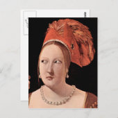 Vrouw door Georges de La Tour Briefkaart (Voorkant / Achterkant)