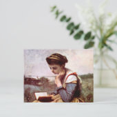 Vrouw door Jean-Baptiste Camille Corot Briefkaart (Staand voorkant)