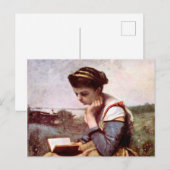 Vrouw door Jean-Baptiste Camille Corot Briefkaart (Voorkant / Achterkant)