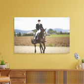 vrouw-dressage canvas afdruk (Insitu (Woonkamer))