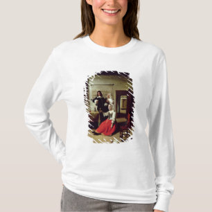 Vrouw drink met soldaten, 1658 t-shirt