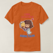 Vrouw drinkt bier t-shirt (Design voorkant)