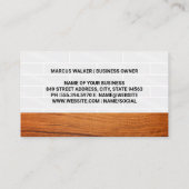 Vrouw Dweilen Vloeren | conciërge Visitekaartje (Achterkant)