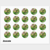 Vrouw Eastern Tiger Swallowtail Butterfly Series Ronde Sticker (Vel)