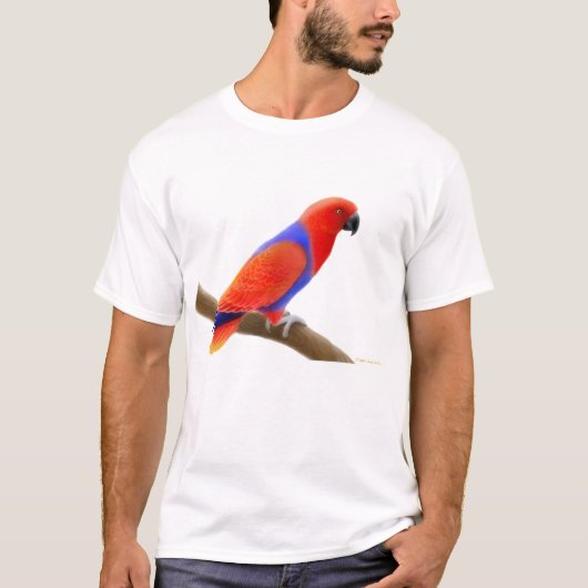 Vrouw Eclectus Parrot T-Shirt (Voorkant)