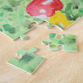 Vrouw een appelboom met gouden krullen legpuzzel (Zijkant)