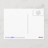 VROUW eigen-waarde inspirerend Briefkaart (Achterkant)