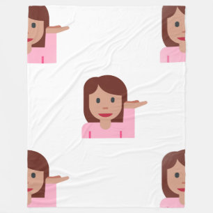 vrouw emoji deken