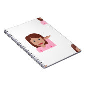 vrouw emoji notitieboek (Rechterzijde)