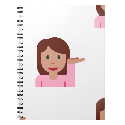 vrouw emoji notitieboek (Voorkant)