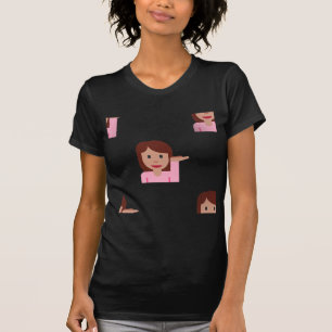 vrouw emoji t-shirt