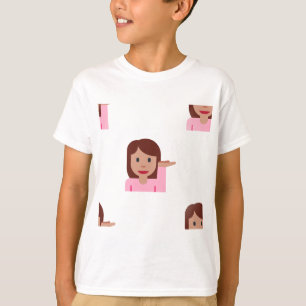 vrouw emoji t-shirt
