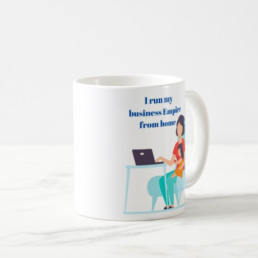 Vrouw Empire Koffiemok (Voorkant rechts)