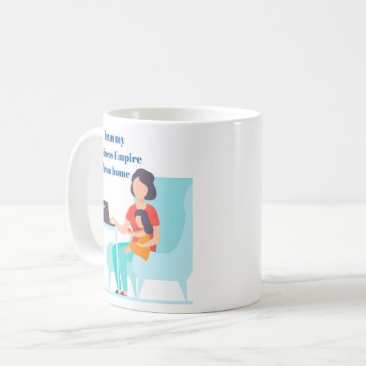 Vrouw Empire Koffiemok (Voorkant links)