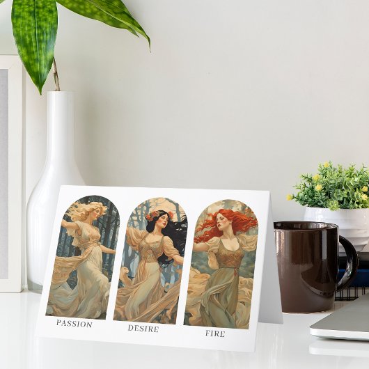 Vrouw Empowerment AI Gen 3 sterke punten Notitiekaartje