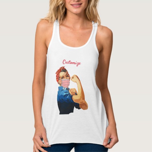Vrouw Empowerment Masker Thunder_Cove Tanktop (Voorkant)