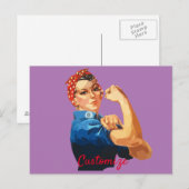 Vrouw Empowerment Thunder_Cove Briefkaart (Voorkant / Achterkant)