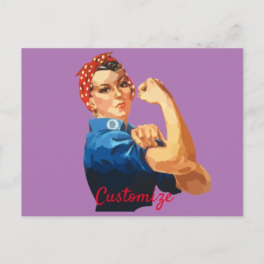 Vrouw Empowerment Thunder_Cove Briefkaart (Voorkant)