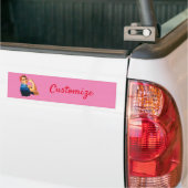 Vrouw Empowerment Thunder_Cove Bumpersticker (Op Truck)