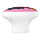 Vrouw Empowerment Thunder_Cove Keramische Knop (Zijkant)