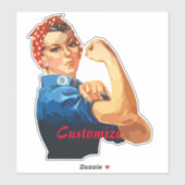 Vrouw Empowerment Thunder_Cove Sticker (Vel)