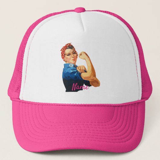 Vrouw Empowerment Thunder_Cove Trucker Pet (Voorkant)