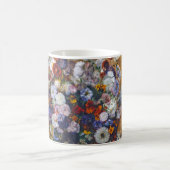 Vrouw en bloem, Edgar Degas Koffiemok (Center)