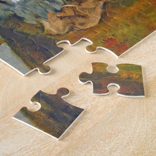 Vrouw en bloem, Edgar Degas Legpuzzel (Zijkant)