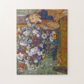 Vrouw en bloem, Edgar Degas Legpuzzel (Verticaal)