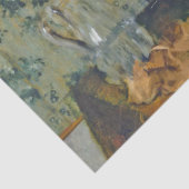 Vrouw en bloem, Edgar Degas Tissuepapier (Detail)